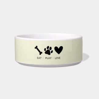 Comedero Sencillo perro Mascota de comida personalizada Agu