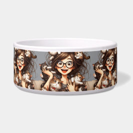 Comedero Señora de los Gatos Locos