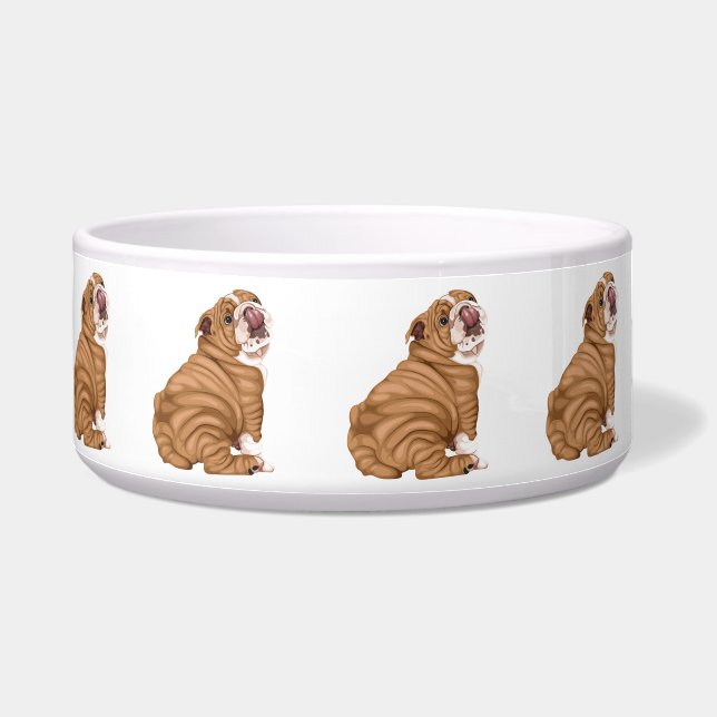 Comedero Shar-Pei Personalizado (Izquierda)