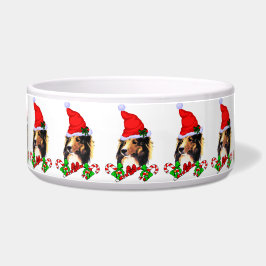 Comedero Sheltie Navidades Merry Bowl
