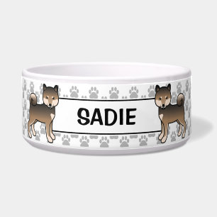 Comedero Shiba Inu Sésamo Perro Lindo Con Nombre Del Mascot