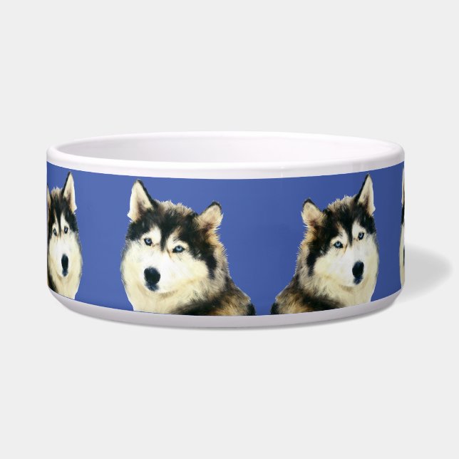 Comedero Siberian Husky Dog Bowl (Frente)