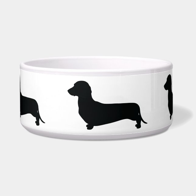 Comedero Silueta del Dachshund (Frente)