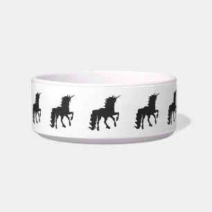 Comedero Silueta unicornio - Elegir color de fondo