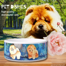 SILVERY MOON Cow perro acuarela