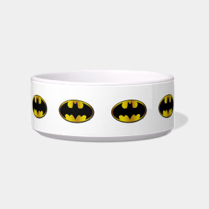 Comedero Símbolo de Batman Logotipo de degradado ovalado