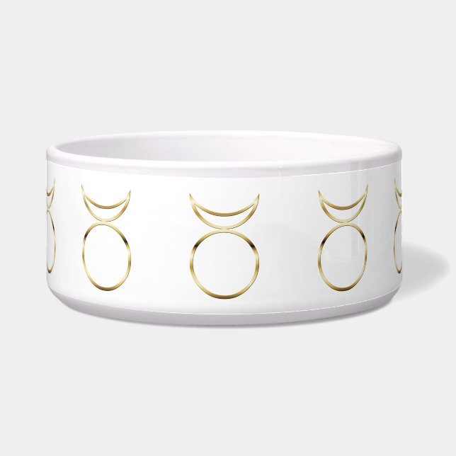 Comedero Símbolo de Dios felino (Frente)