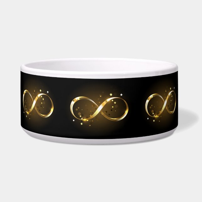Comedero Símbolo de infinito dorado (Frente)