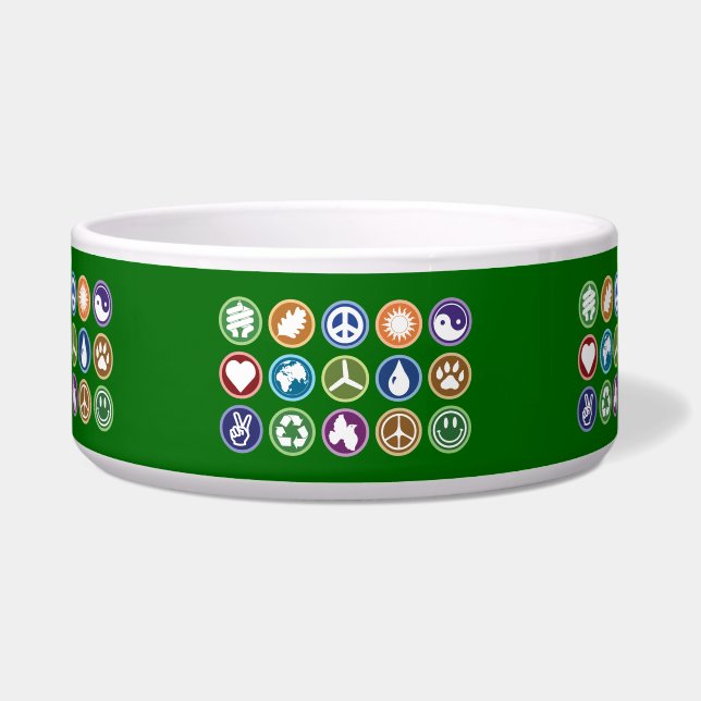 Comedero Símbolos ecológicos (Frente)