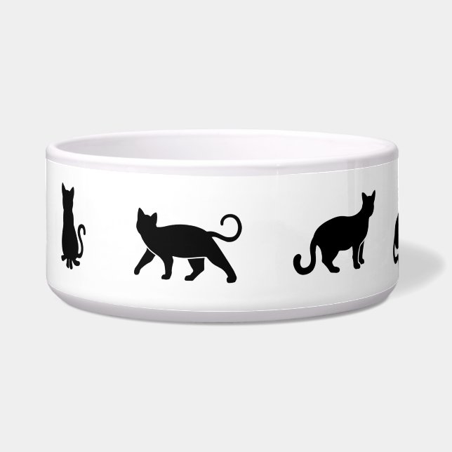 Comedero Simple Black Cat  (Frente)