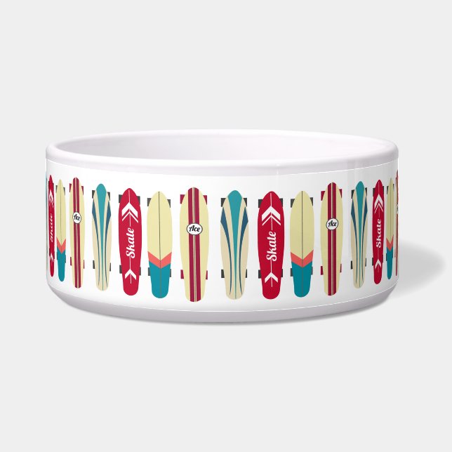 Comedero Skateboard Vintage (Frente)