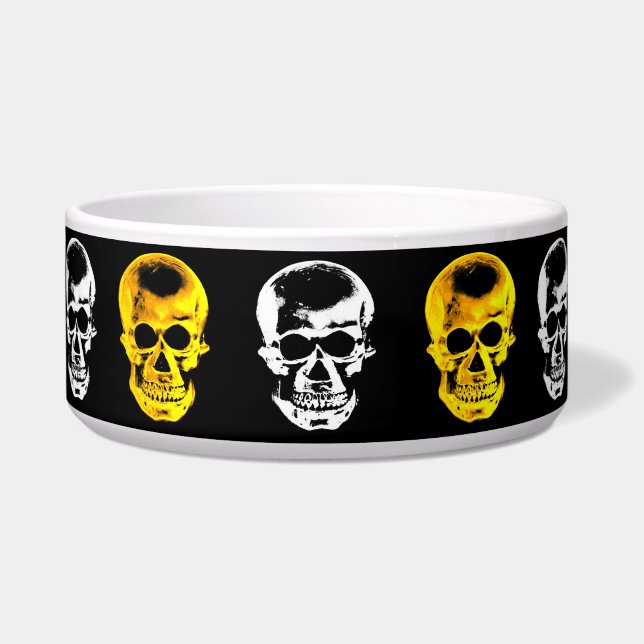 Comedero Skull Pet Bowl (Frente)