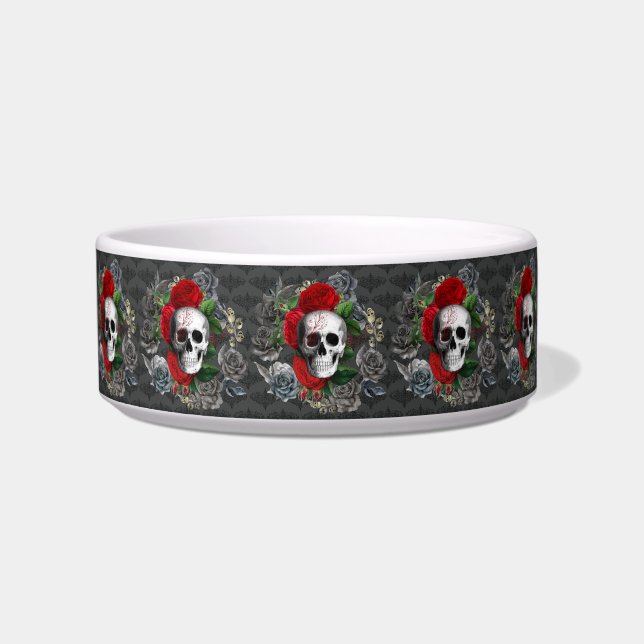 Comedero Skull Pet Bowl (Frente)