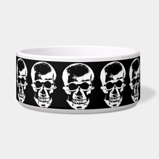 Comedero Skull Pet Bowl (Frente)