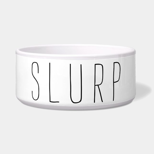 Comedero SLURP con la impresión de la pata (Frente)