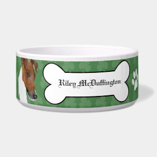 Comedero Smooth Fox Terrier Mascota Irlandés Dog Food Bowl