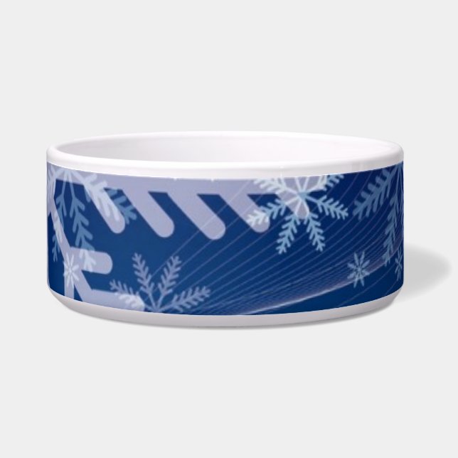 Comedero Snowflakes Pet Bowl (Frente)