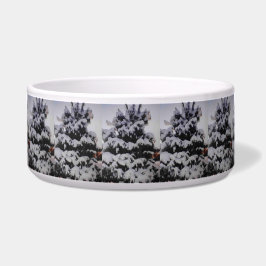 Comedero Snowley Tree Dog Bowl
