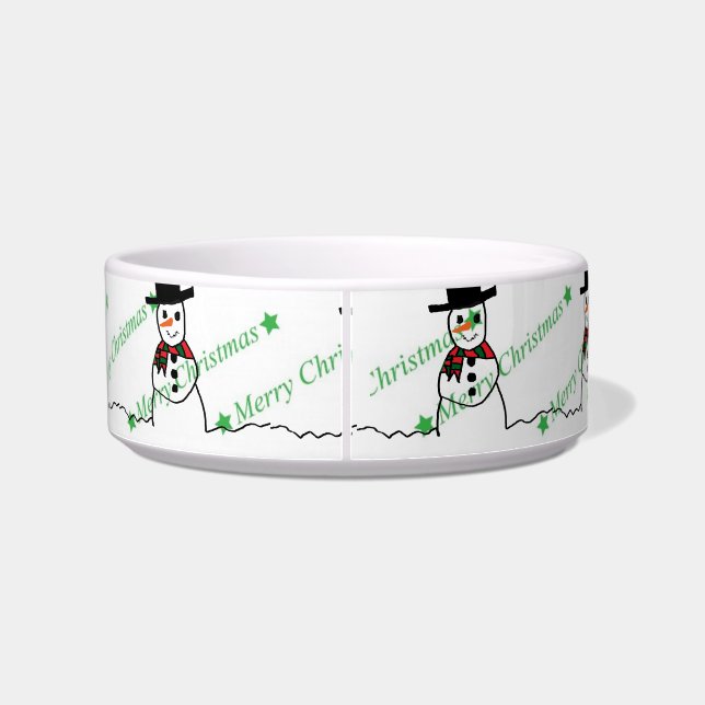 Comedero Snowman Pet Bowl (Espalda)