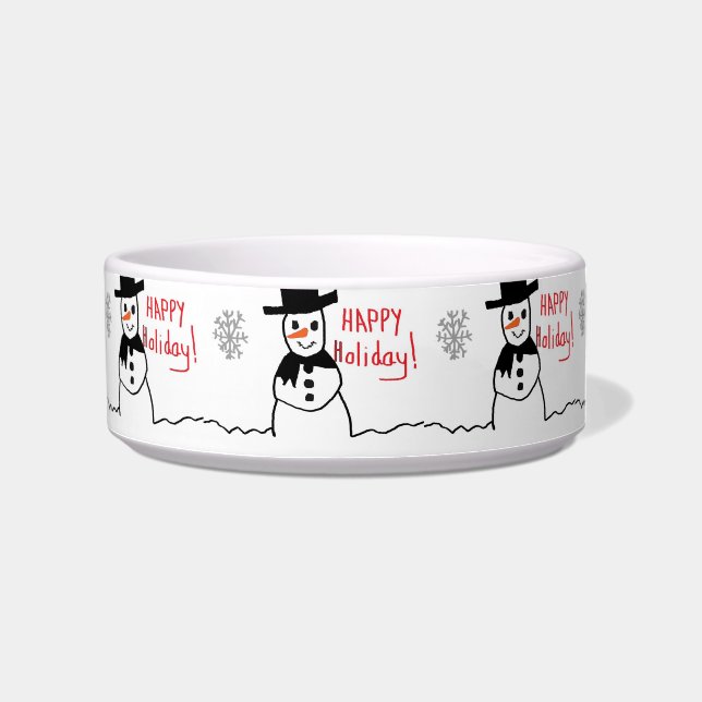Comedero Snowman Pet Bowl (Derecha)