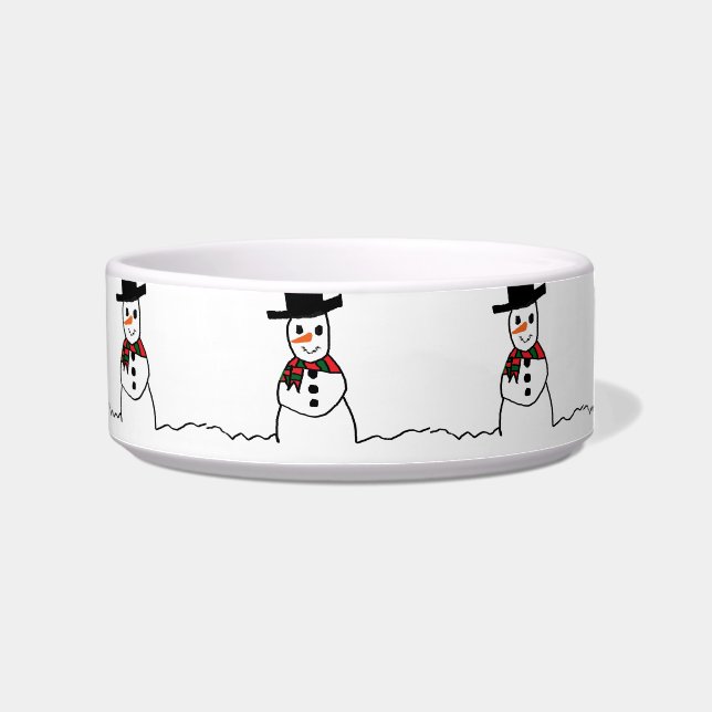 Comedero Snowman Pet Bowl (Derecha)