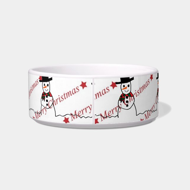 Comedero Snowman Pet Bowl (Espalda)