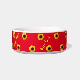 Comedero Sonidos de mi perro - Mascota de girasol