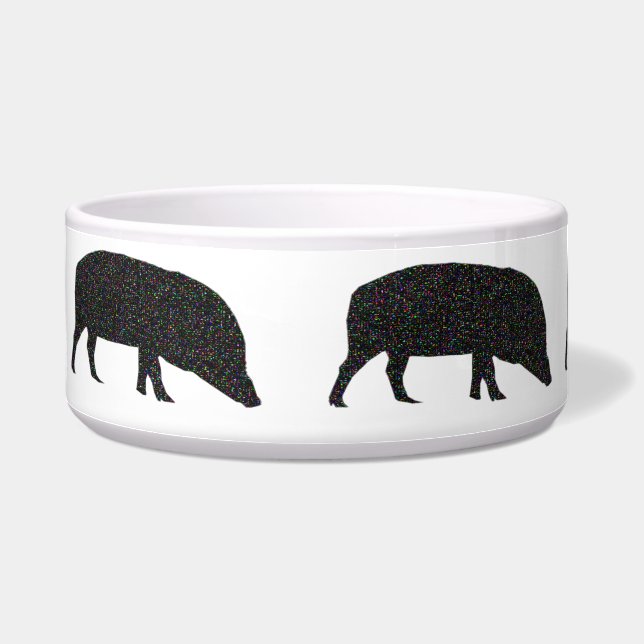 Comedero Sparkly Pig Dog Bowl (Izquierda)