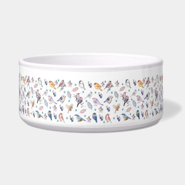Comedero Spring Birds Pattern (Frente)