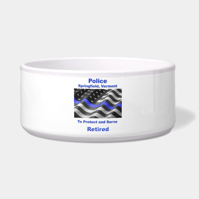 Comedero Springfield, Vermont. Policía (Frente)