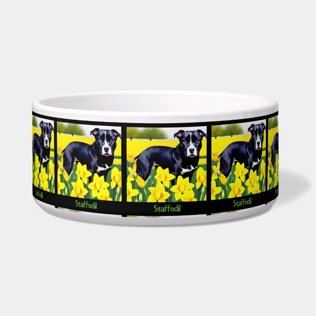Comedero Staffodil - Staffy in the Daffodils (Frente)