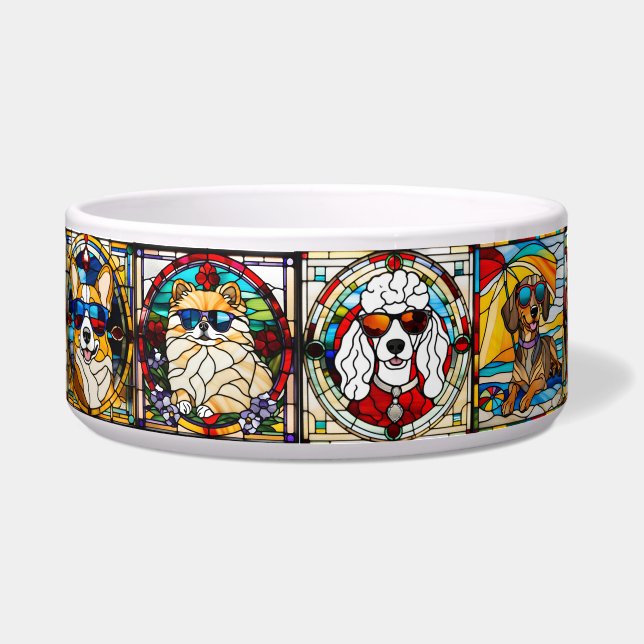 Comedero Stained Glass Small Dog Bowl (Frente)