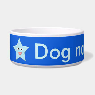 Comedero Star Dog Bowl de la celebración azul brillante