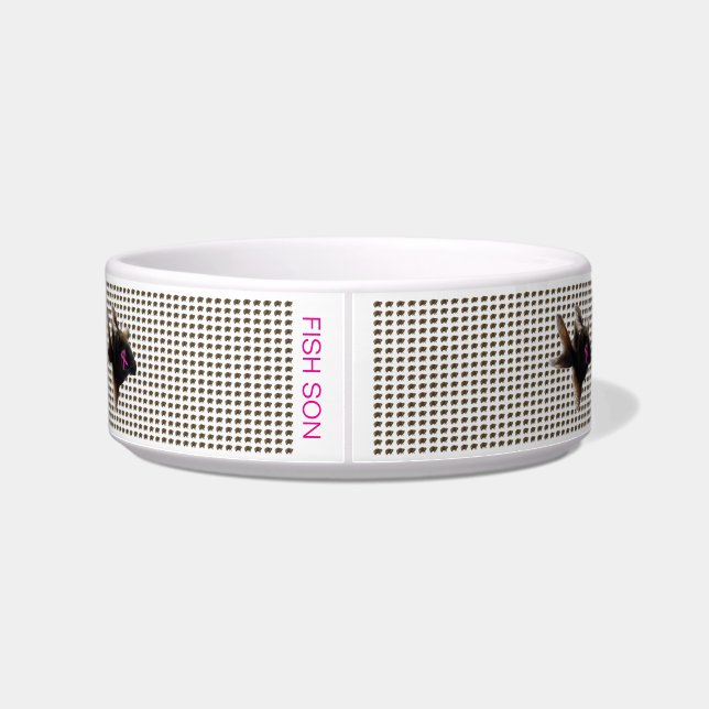 Comedero Su gato pide comida (Espalda)