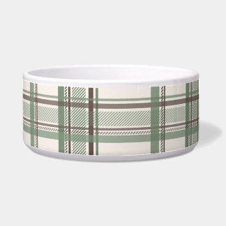Comedero Suave Plaid Crema de Salvia Estética