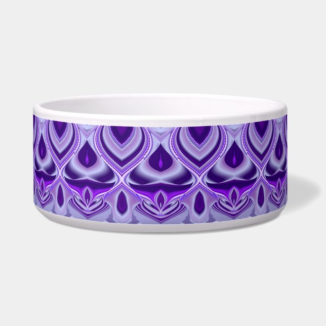 Comedero Sueños del arcoiris de flores moradas (Frente)