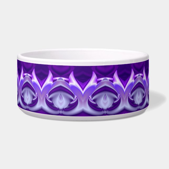 Comedero Sueños del arcoiris de flores moradas (Frente)