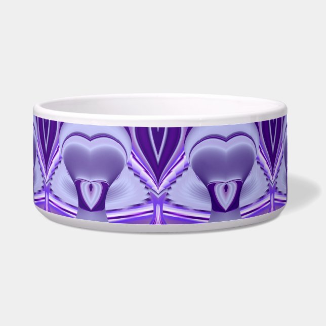 Comedero Sueños del arcoiris de flores moradas (Frente)