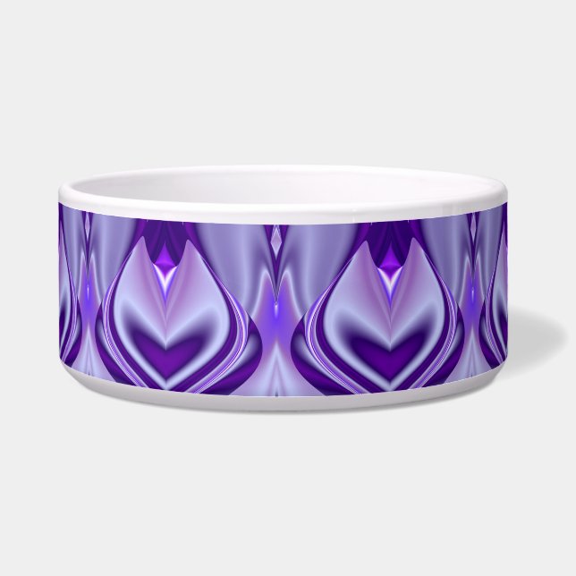 Comedero Sueños del arcoiris de flores moradas (Frente)