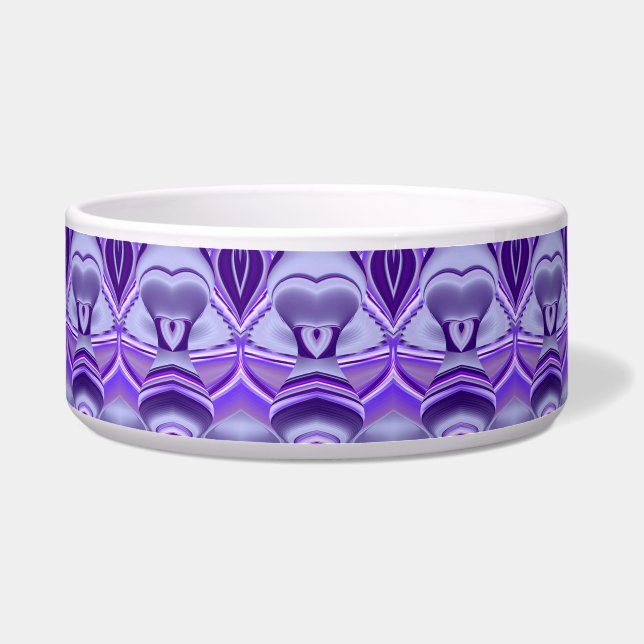 Comedero Sueños del arcoiris de flores moradas (Frente)