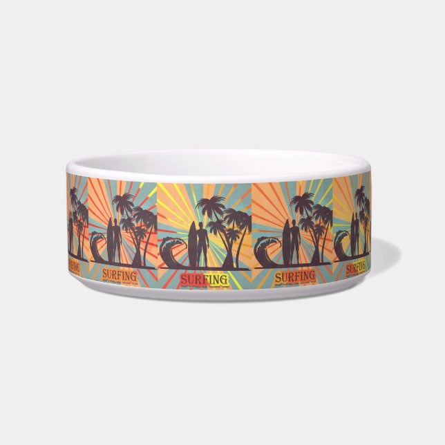 Comedero Surfer Dude Pet Bowl (Frente)