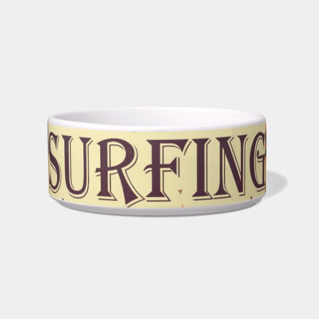 Comedero Surfer Pet Bowl (Frente)
