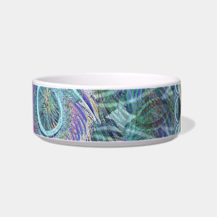 Comedero Susea Blu Studios Feather Pet Bowl