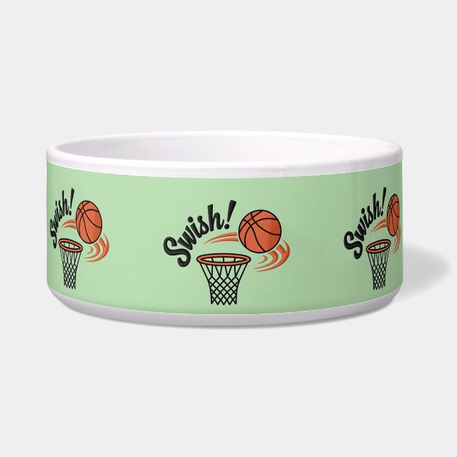 Comedero Swish Slam Dunk: Vintage Basketball Style (Frente)