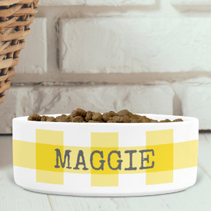 Comedero Tarta Gingham Personalizada Casa de Campo Perro