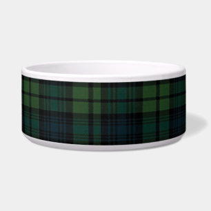 Comedero Tartan Fabric Large Pet Bowl