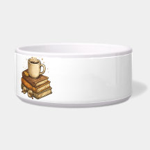 Taza de café de lectura acogedora - Diseño de libr