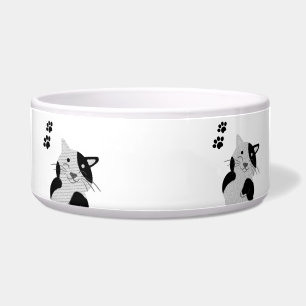 Comedero Taza de café para amante de los gatos