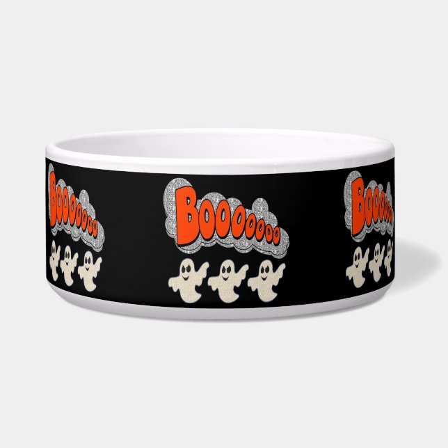 Comedero Taza de perro fantasmas de Boo (Frente)