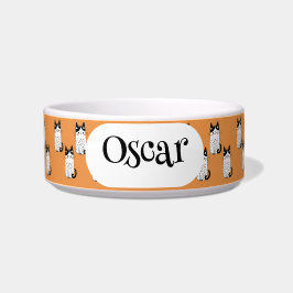 Comedero Taza personalizada con patrón de gato lindo y extr